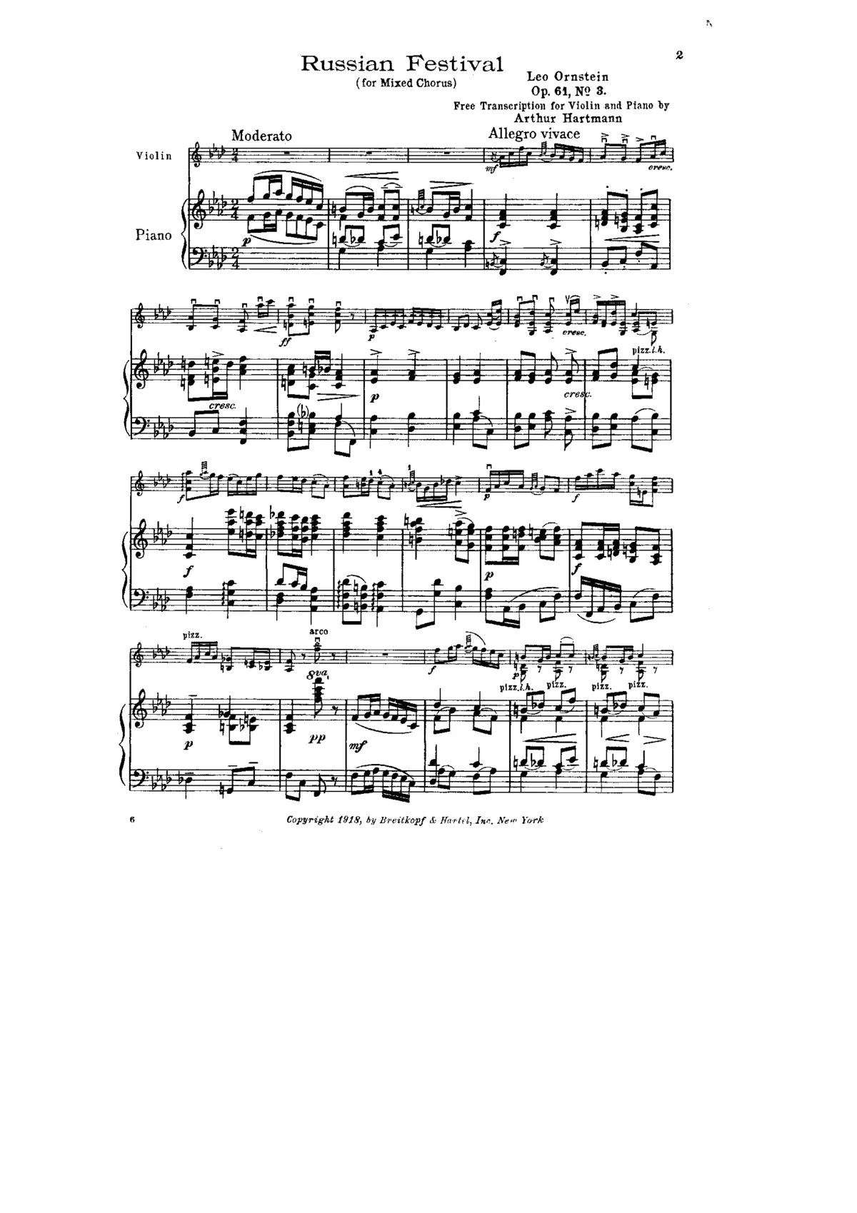 3 Russian Choruses - Page 1