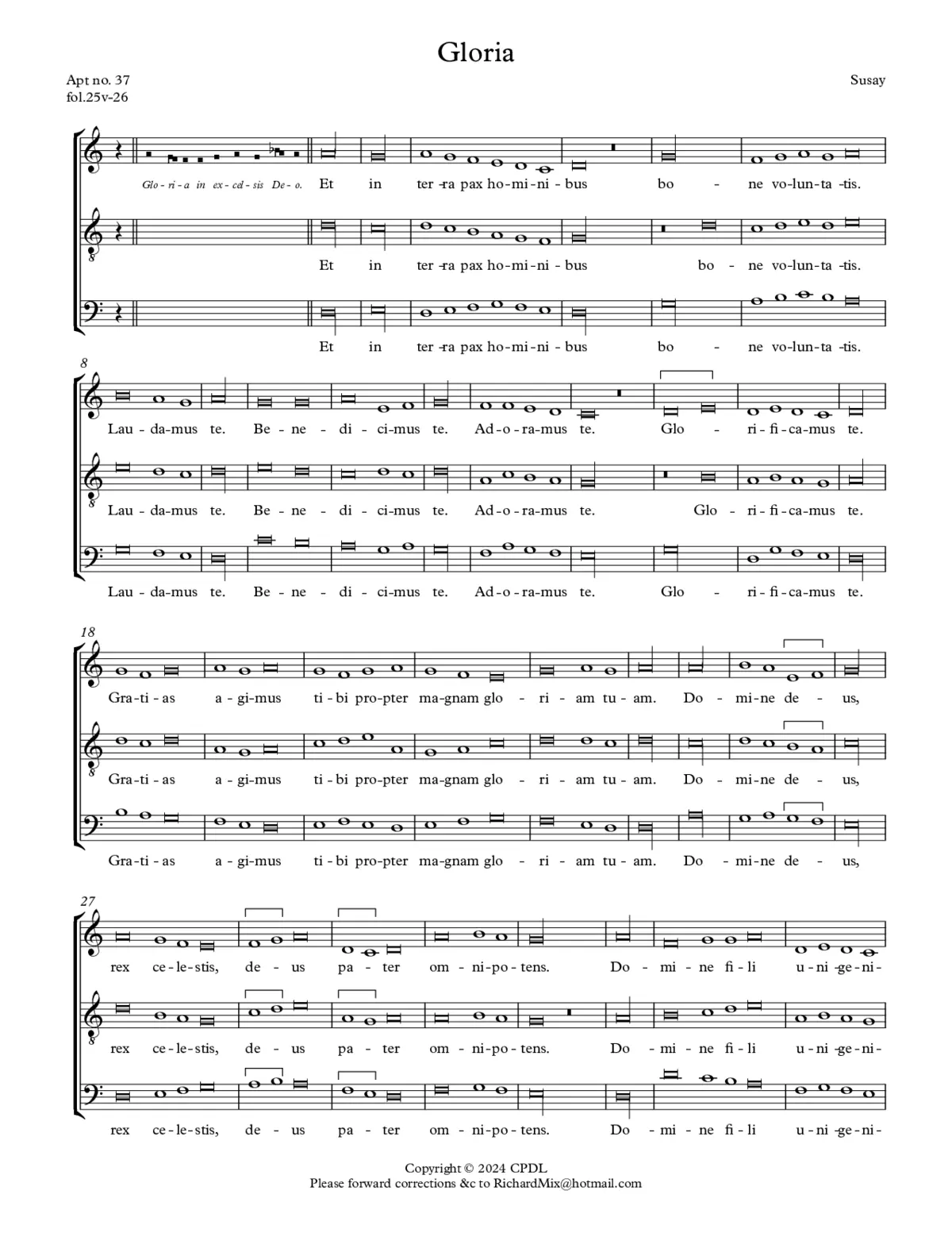 Gloria, Apt 38 - Page 1