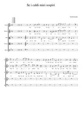 Se i caldi miei sospiri