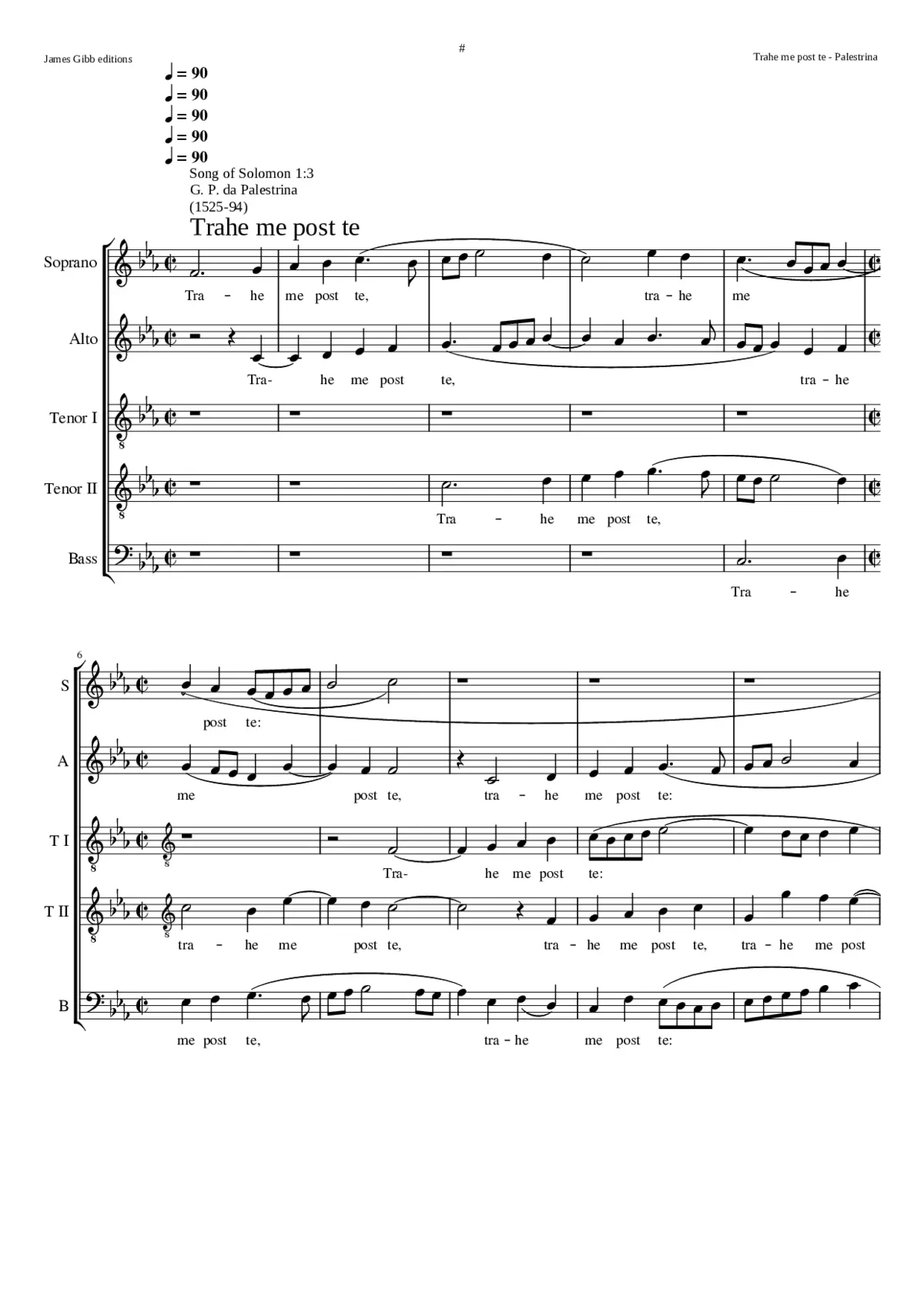 Trahe me post te - Page 1