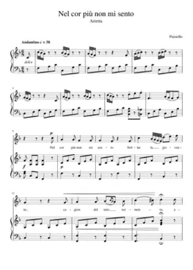 Paisiello - Nel cor pi non mi sento