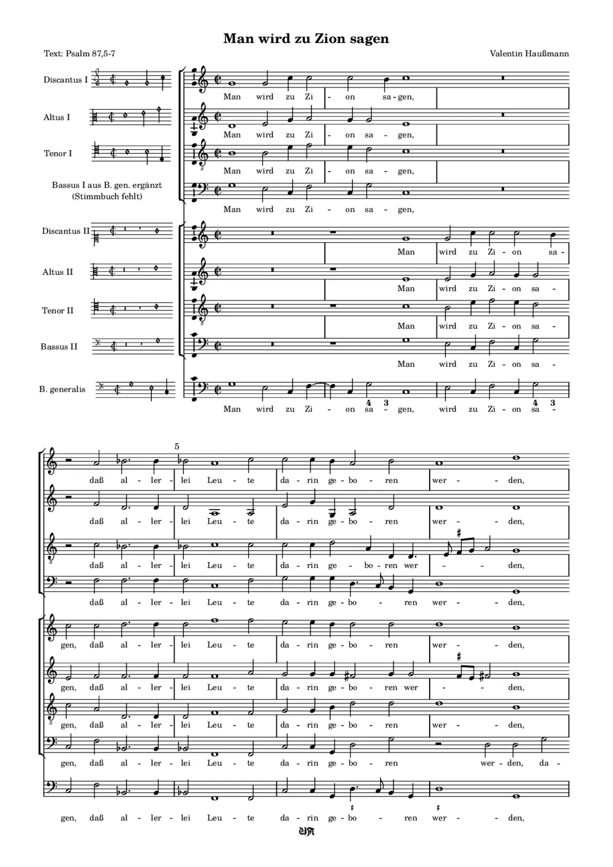 Man wird zu Zion sagen - Page 1