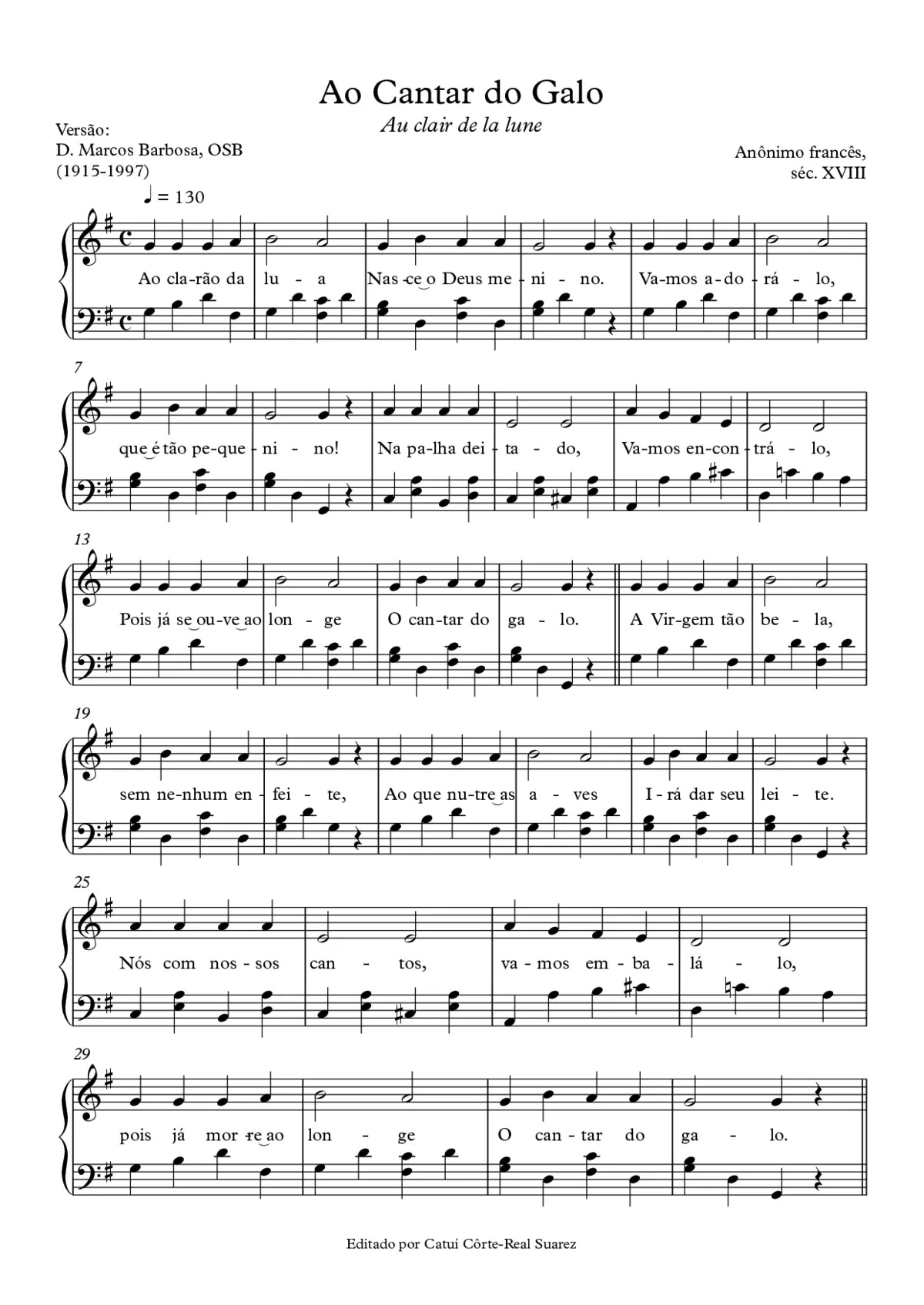 Ao Cantar do Galo - Page 1