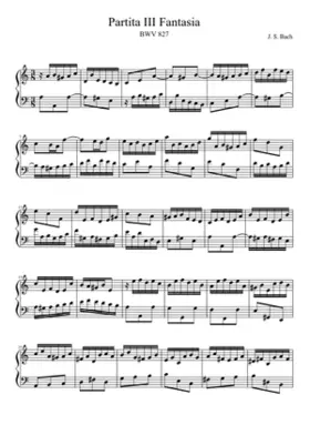 Partita in A minor BWV 827