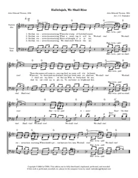 Hallelujah, we shall rise
