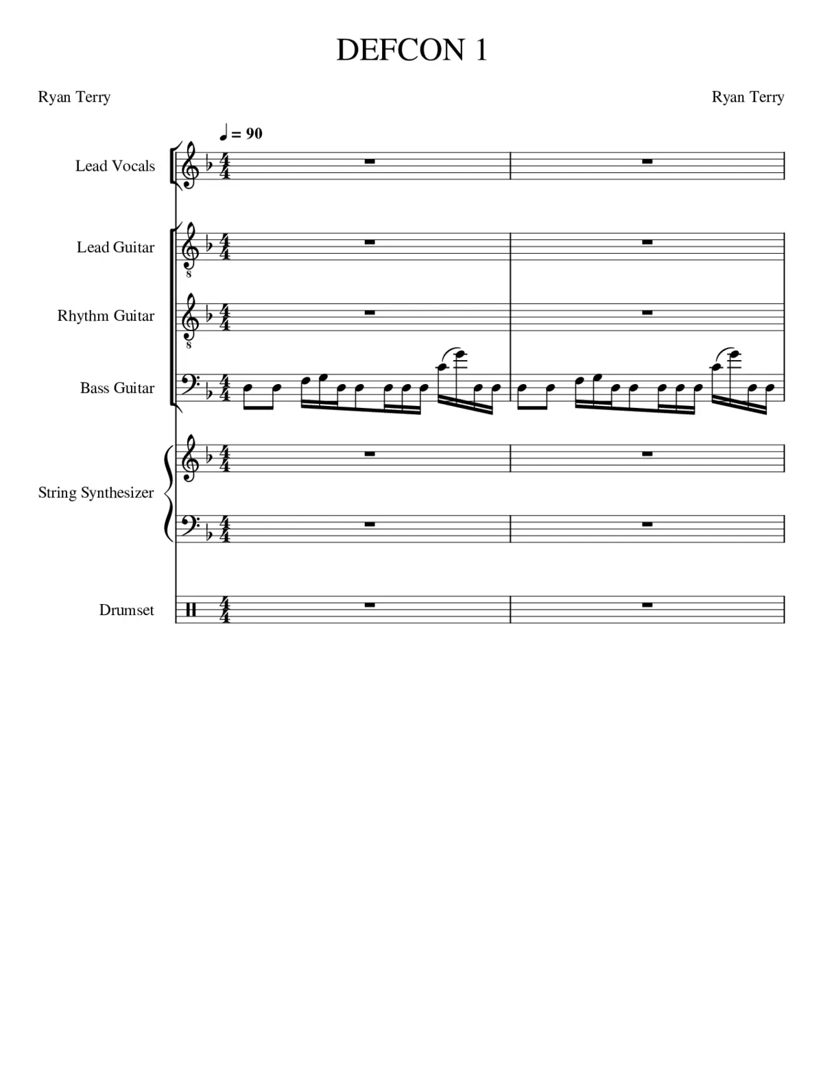DEFCON 1 - Page 1
