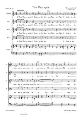 Turn Thee again, O Lord