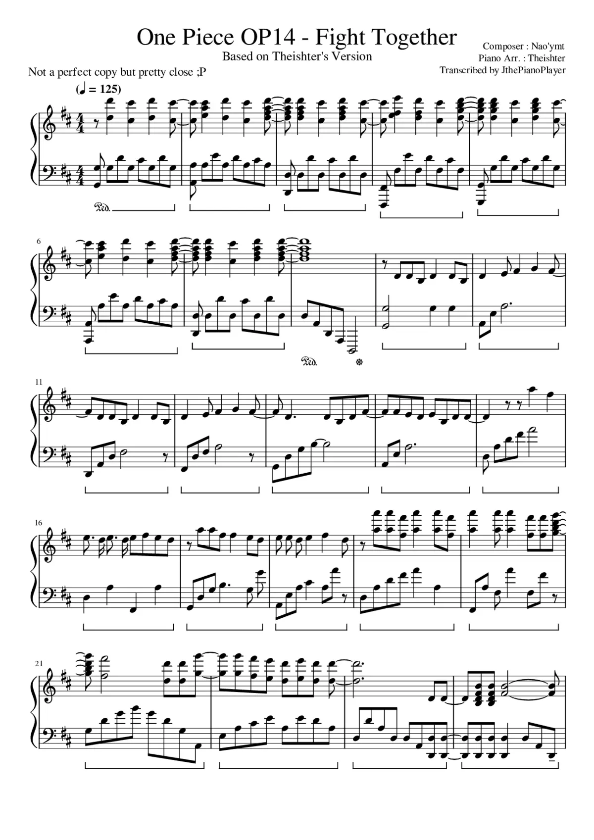 one piece - fight together - Page 1