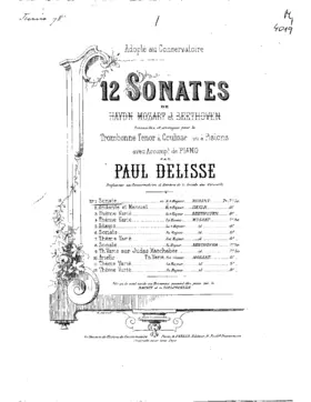 12 Sonates de Haydn, Mozart et Beethoven