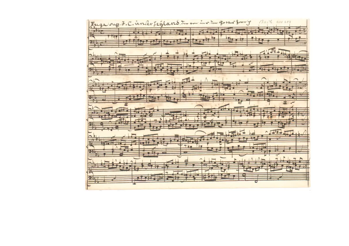 Fuga super 'Jesus Christus unser Heiland' - Page 1