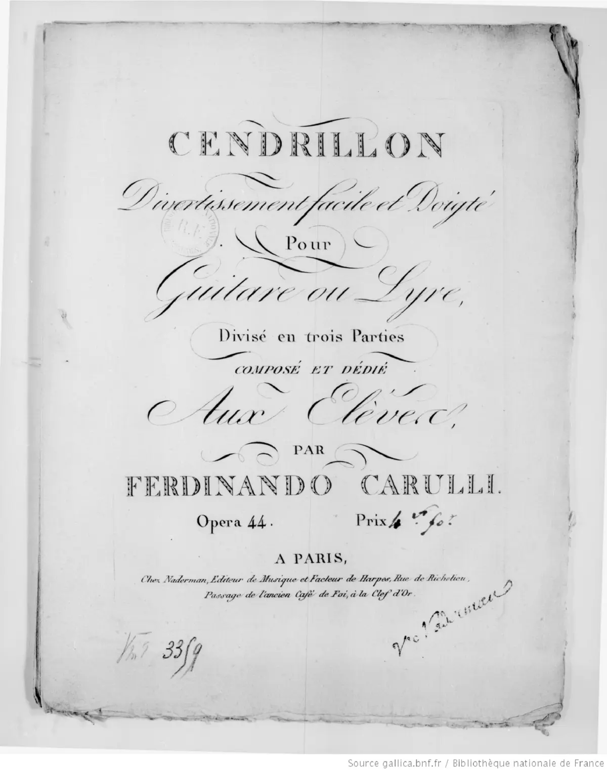 Cendrillon - Page 1
