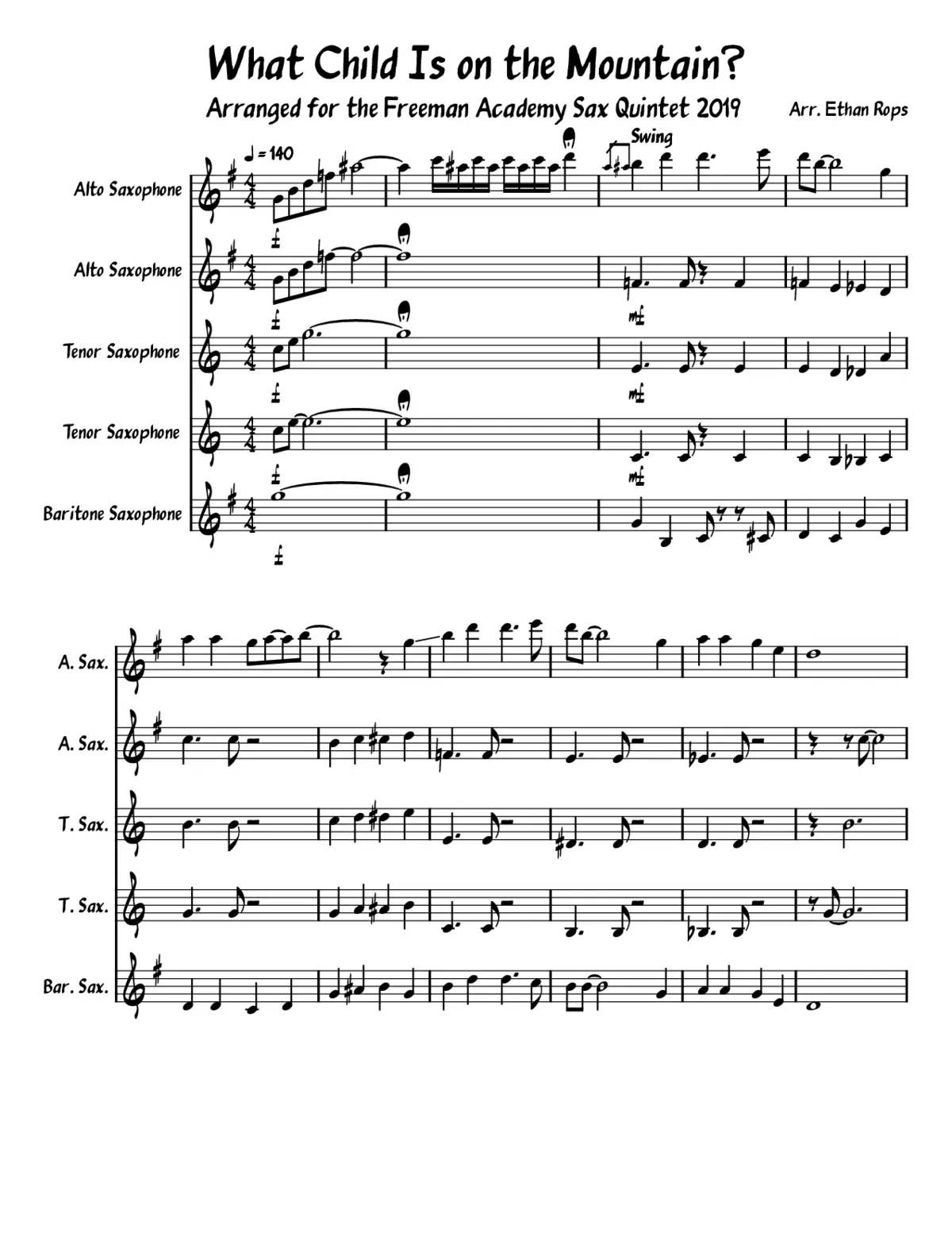 go tell it on the mountain - Page 1