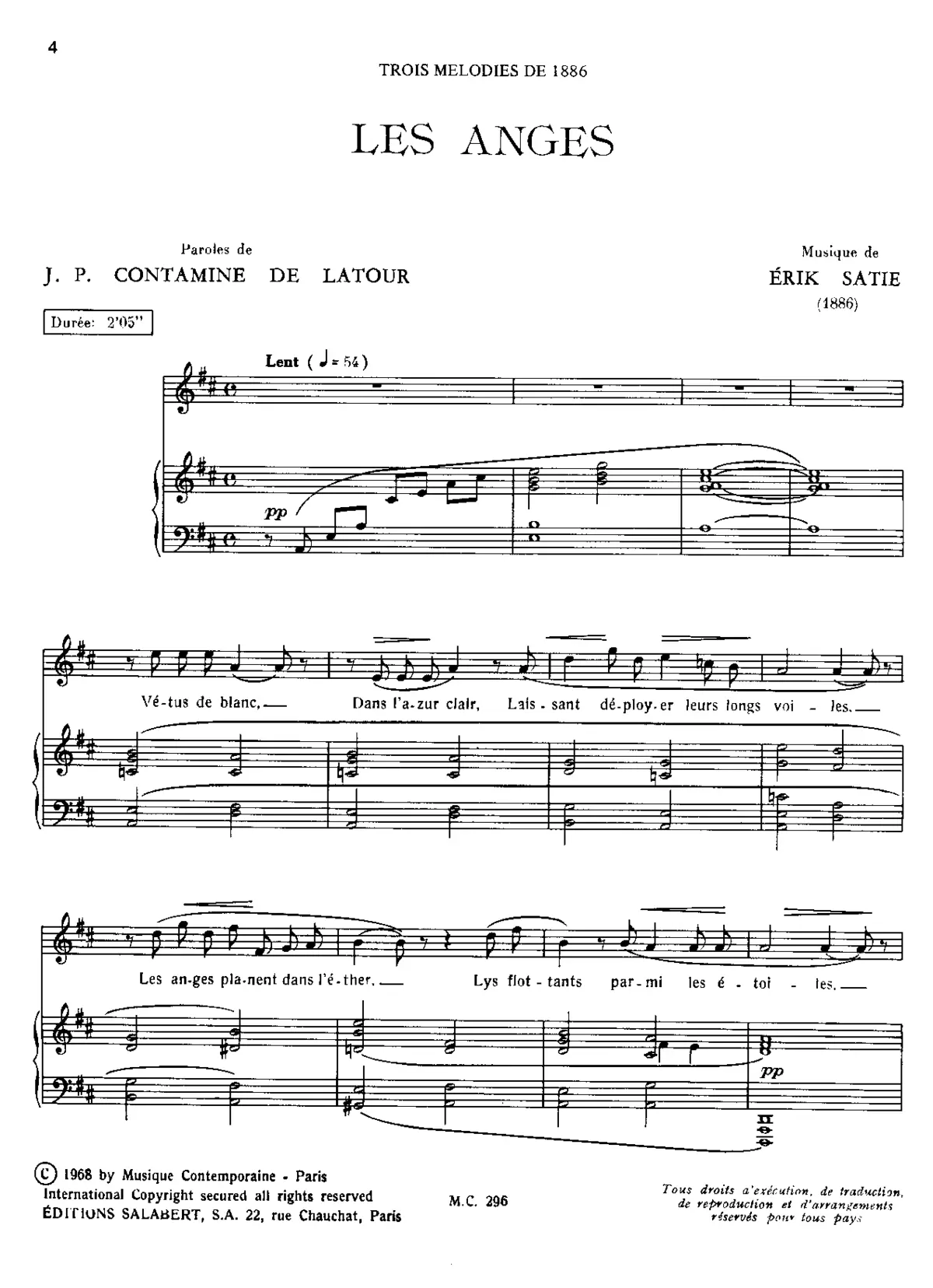 3 Mélodies - Page 1