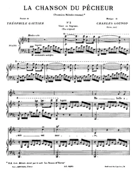 Le chanson du pêcheur