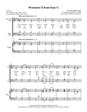 Pronounc'd from heav'n