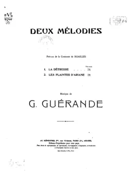 Deux mélodies