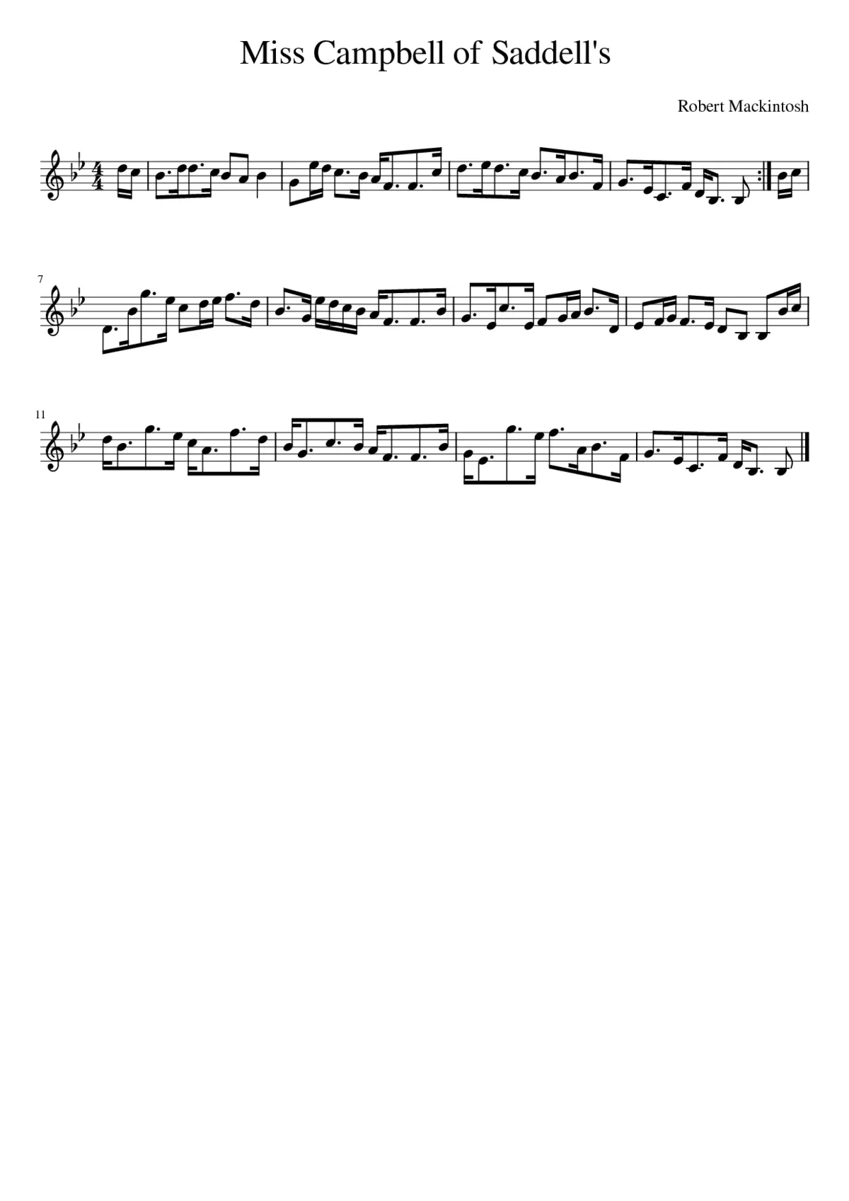 Miss Campbell of Saddell's - Page 1