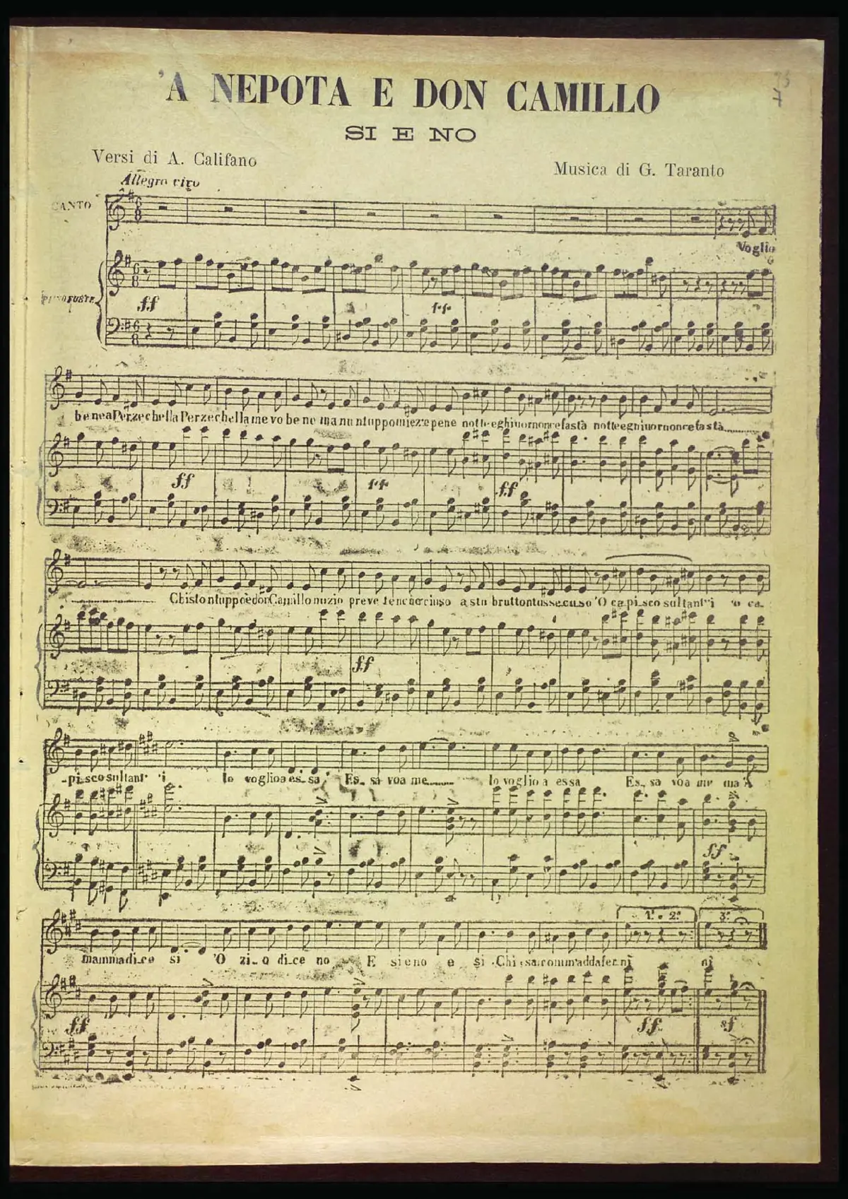 'A nepota 'e don Camillo - Page 1