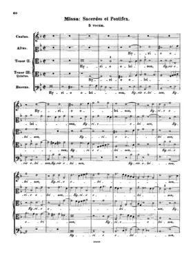 Missa Sacerdos et Pontifex
