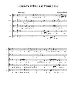 Leggiadra pastorella in treccie d'oro