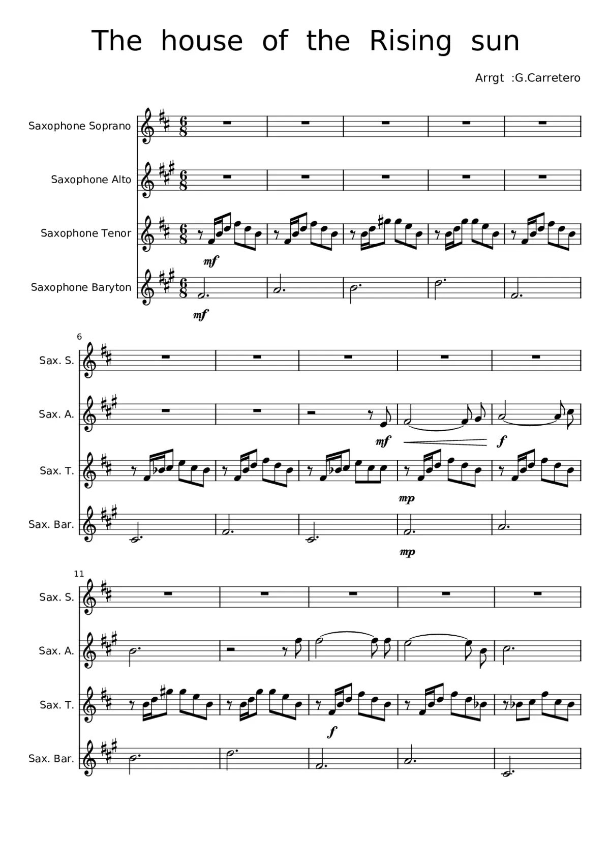 house of the rising sun - Page 1