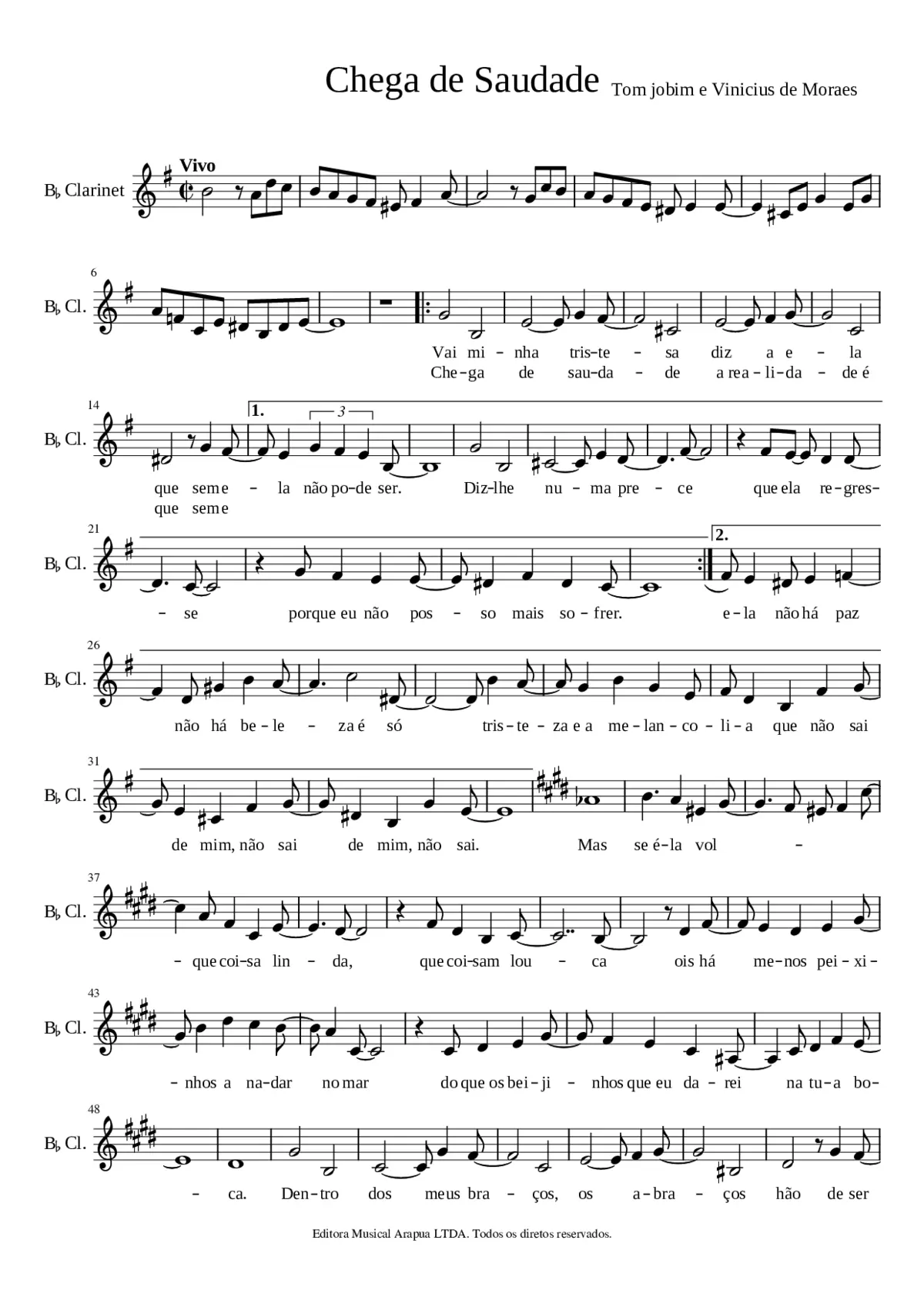 chega de saudade - Page 1