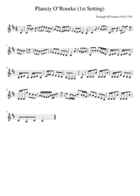 Planxty ORourke (1st Setting)