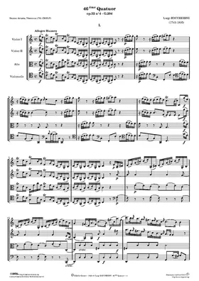 String Quartet in C major