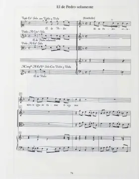 El de Pedro solamente