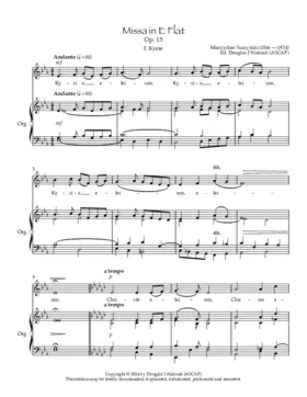 Missa in E Flat Op 15