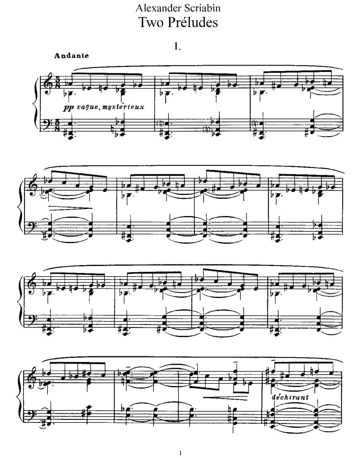 2 Preludes - Page 1