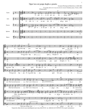 Ogni loco mi porge doglia e pianto