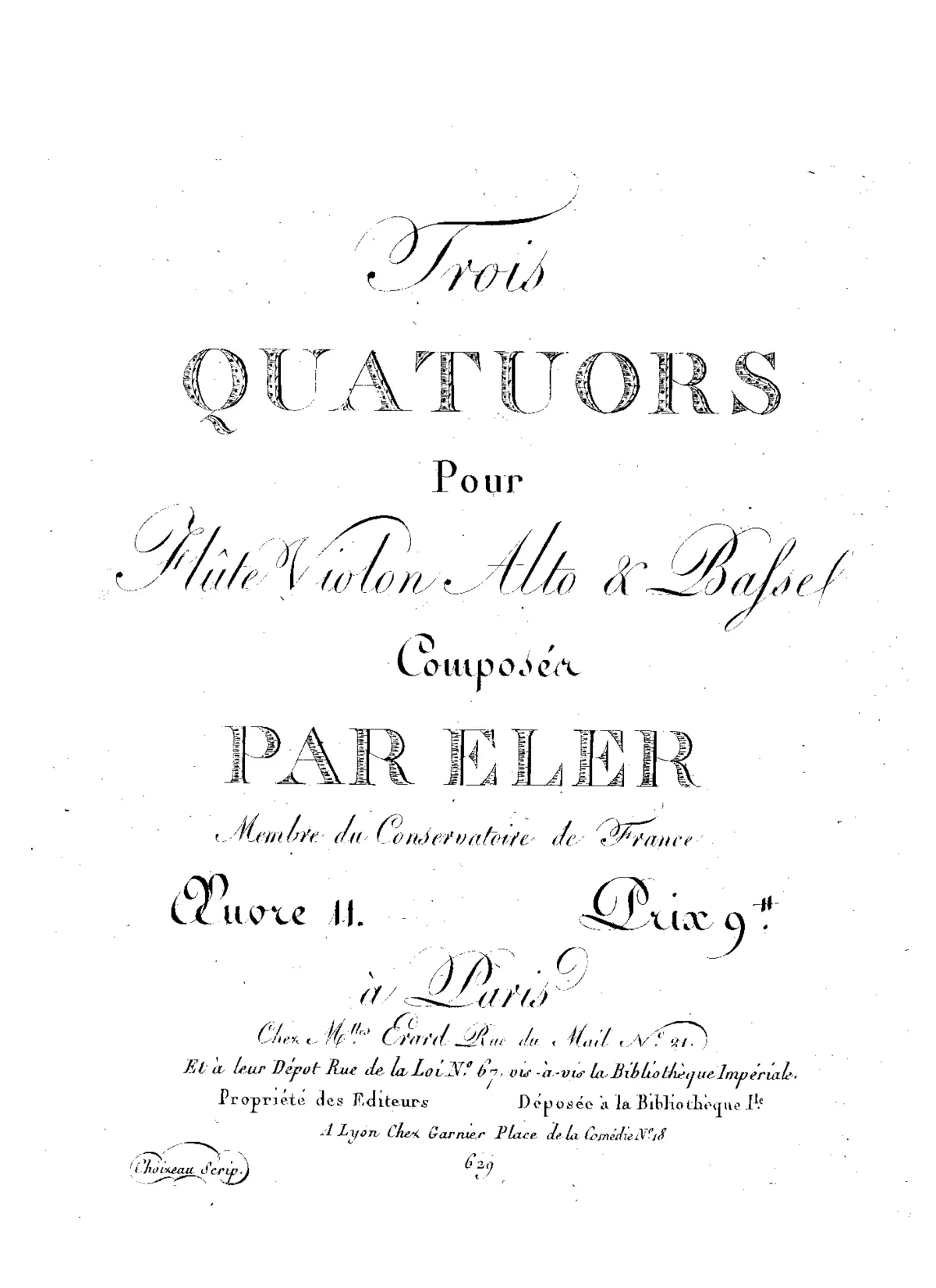 3 Flute Quartets - Page 1
