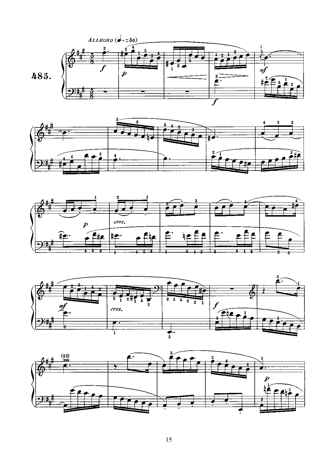 Keyboard Sonata in F-sharp minor - Page 1