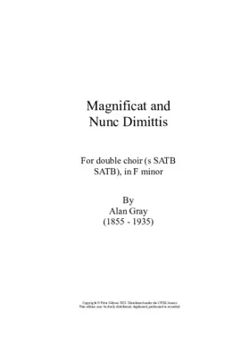 Evening Service in F minor