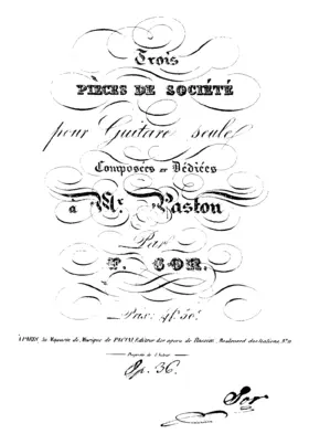 3 Pièces de Société