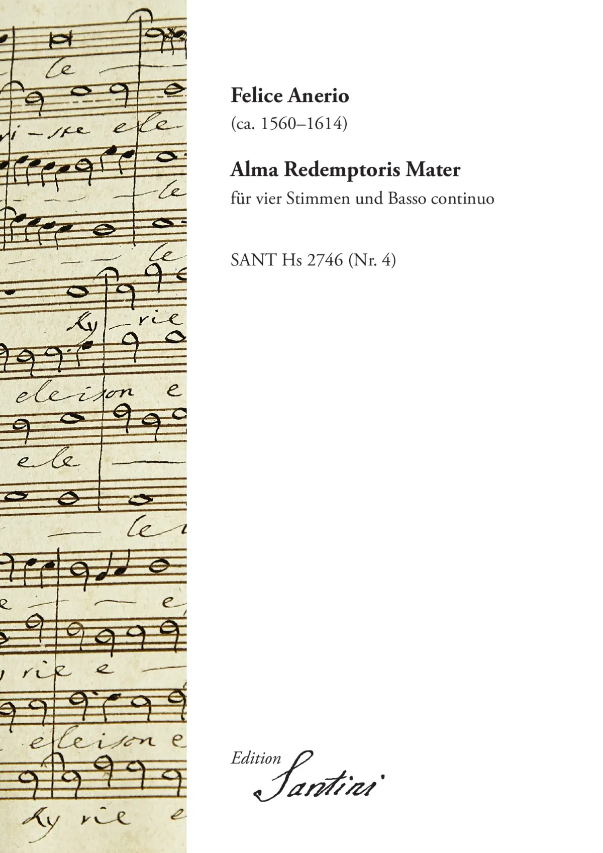 Alma Redemptoris Mater I a 4 - Page 1