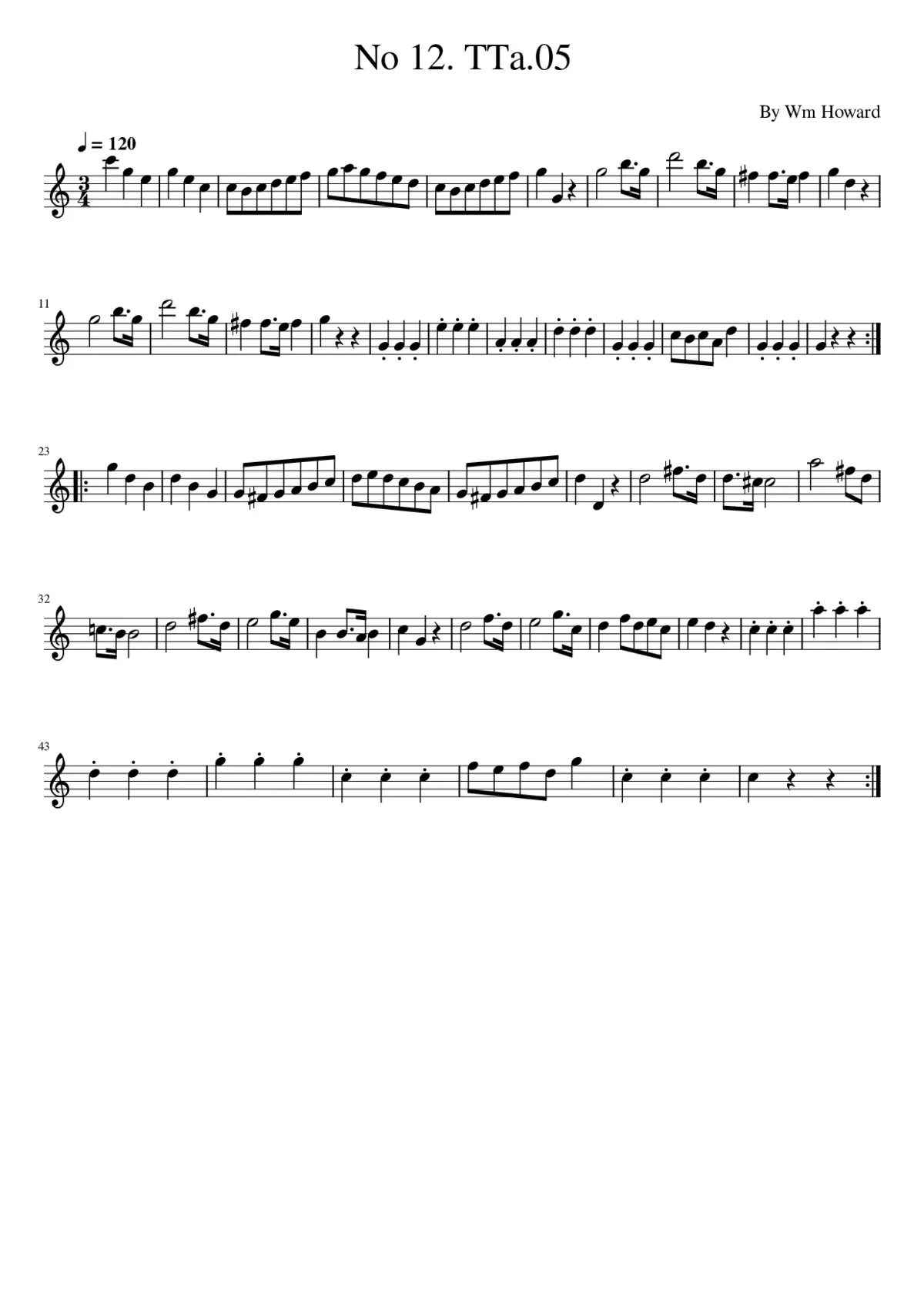 No 12. TTa.05 - Page 1