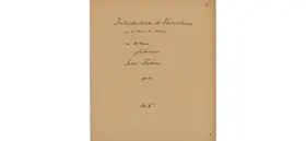 Introduction et Variations sur le Choeur d'Introduction de Norma pour Guitarre seule