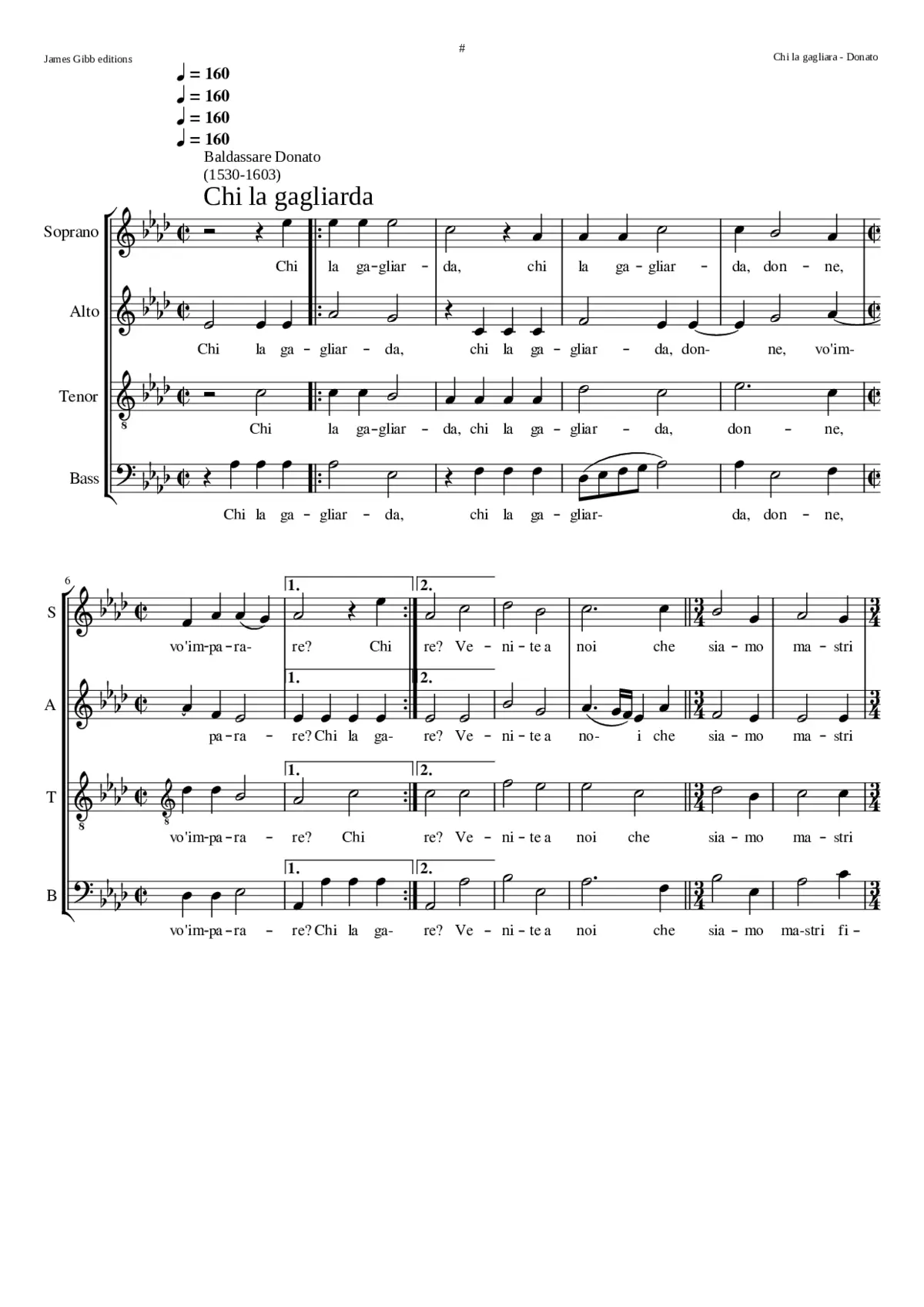 Chi la gagliarda - Page 1