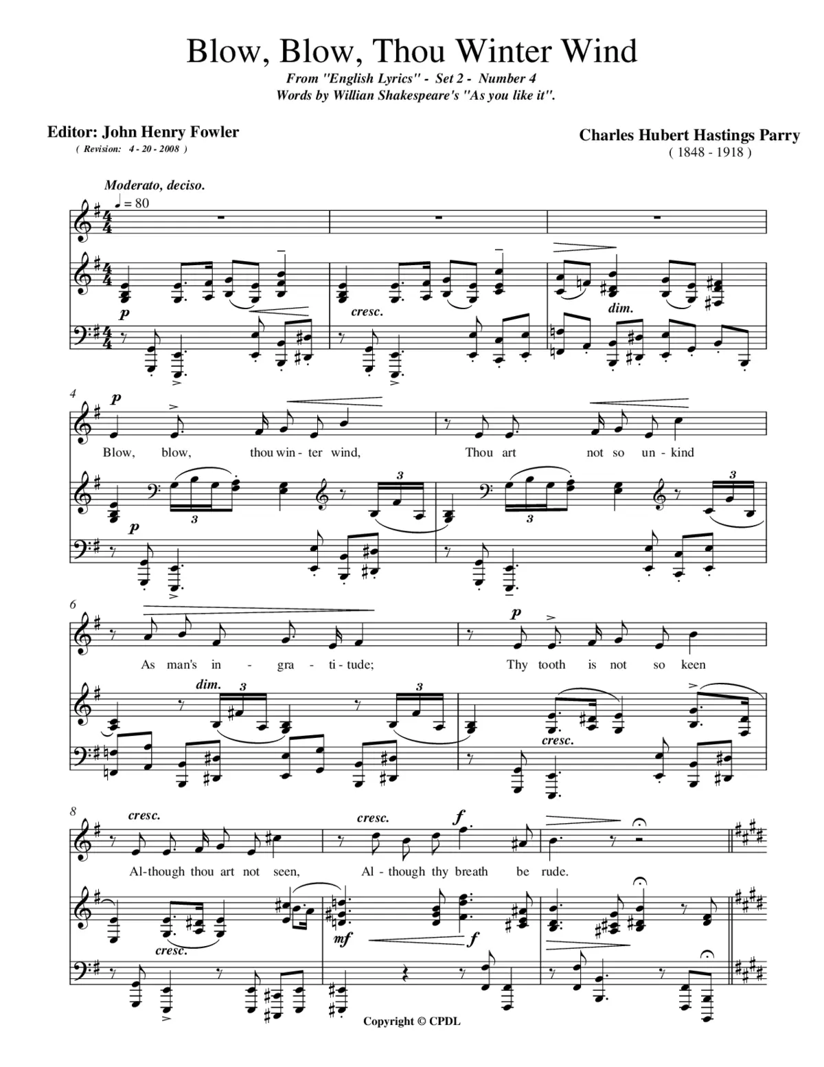 Blow, blow, thou winter wind - Page 1