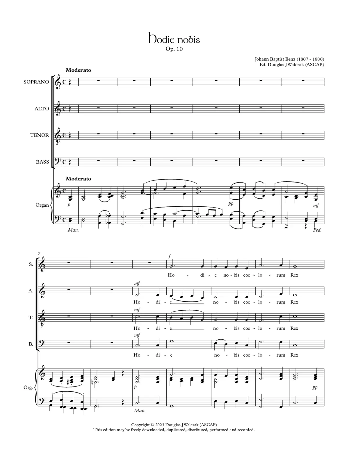 Hodie nobis - Page 1