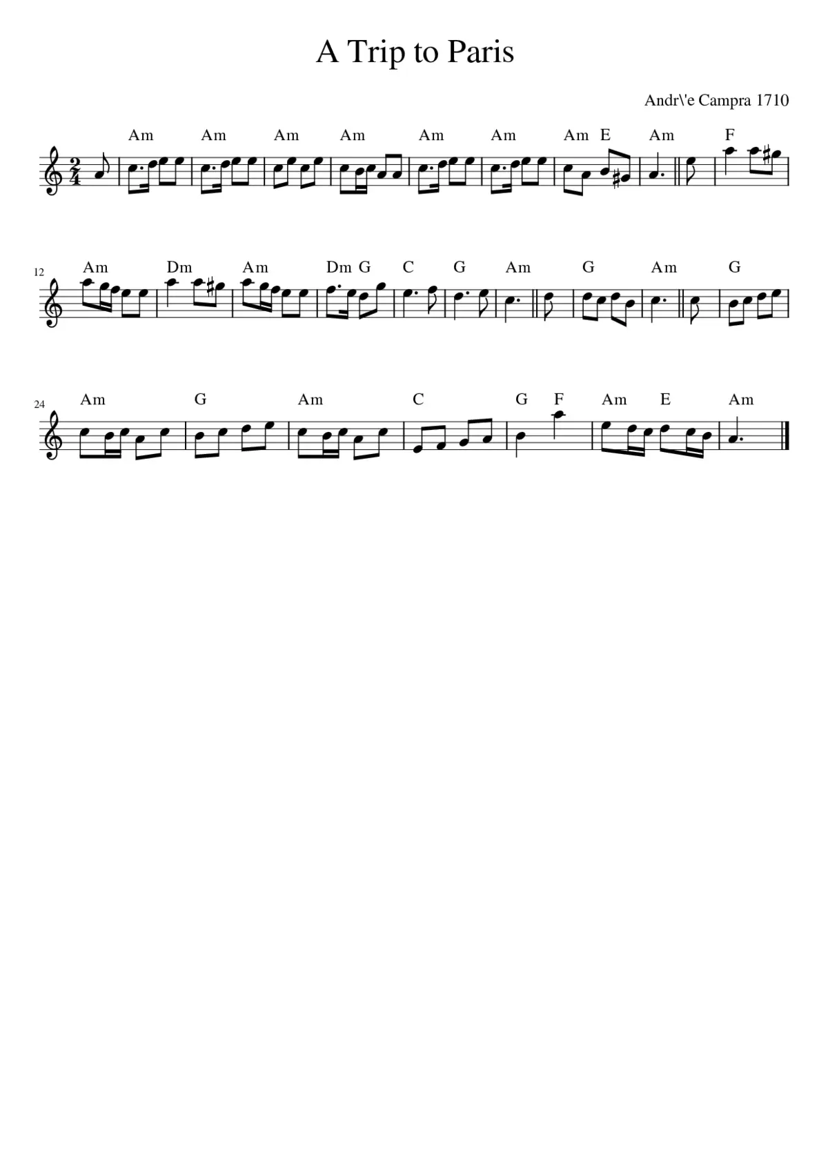 A Trip To Paris - Page 1