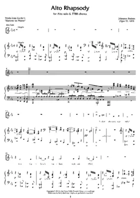 Alto Rhapsody Op. 53