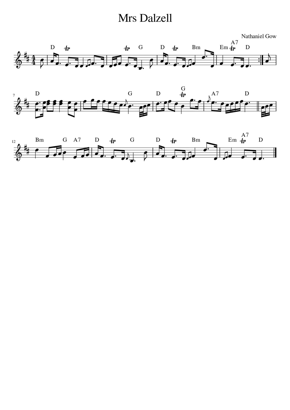 Mrs Dalzell - Page 1