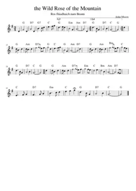 The Wild Rose of the Mountain