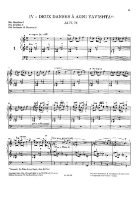 2 Danses à Agni Yavishta