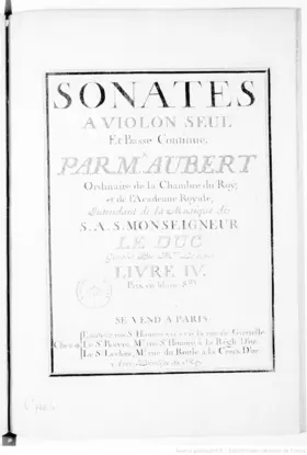 10 Violin Sonatas, Book 4