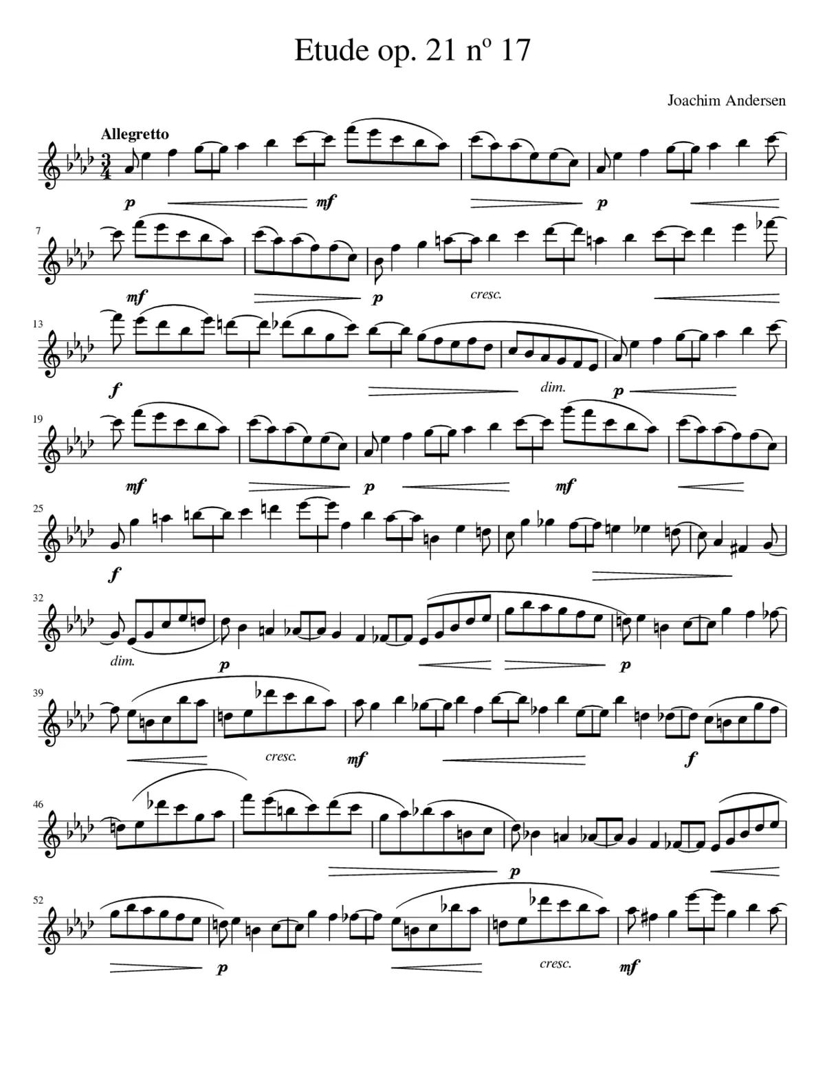 24 Studien op. 21 - Page 1