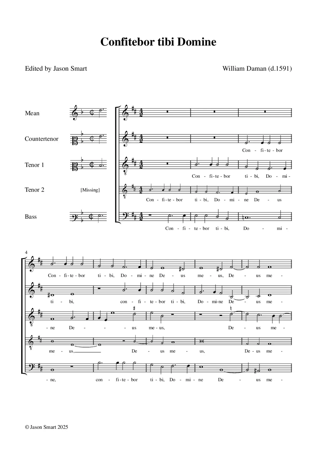 Confitebor tibi Domine - Page 1